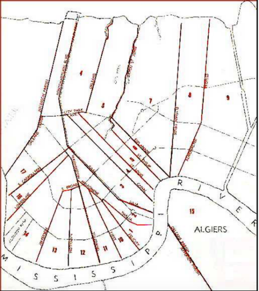 wards in new orleans