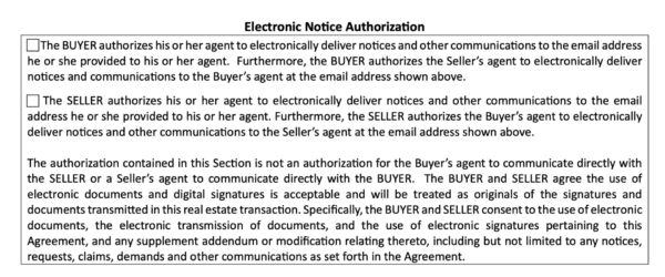 sec 2 of LA Residential agreement to buy or sell