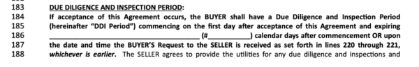 sec 16-1 of LA Residential agreement to buy or sell