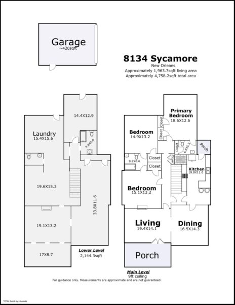 8134 Sycamore floor plan
